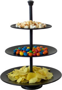 Etagere met 3 verdiepingen - Mat Zwart - Metaal