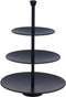 Etagere met 3 verdiepingen - Mat Zwart - Metaal