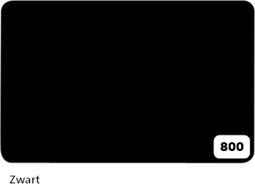 Etalagekarton folia 48x68cm 380gr nr800 zwart | 10 stuks