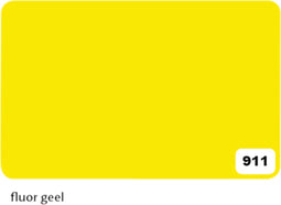 Etalagekarton folia 48x68cm 380gr nr911 fluor geel | 10 stuks
