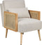 ORUM - Fauteuil - Lichtbeige - Rotan