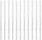 vidaXL - Gaashek - met - palen - 25x1,5 - m - gegalvaniseerd - staal - zilverkleurig