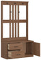 vidaXL - Halboom - SANDENS - 87x40x159,5 - cm - massief - grenenhout