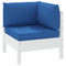Palletkussens 3 st oxford stof blauw
