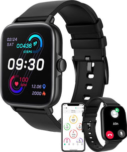 Denver SWC-363 - Smartwatch - Volledige belfunctie - Multi-sportmodus - IP67 spatwaterdicht