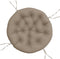 vidaXL - Zitkussen - rond - Ø - 100x11 - cm - oxford - stof - taupe