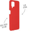 Accezz Samsung Galaxy A12 - Liquid Silicone Backcover - Schokabsorberend - Rood