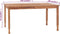 vidaXL Tuintafel 150x90x75 cm massief teakhout