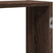 vidaXL - Wandschap - 159x18x65 - cm - bewerkt - hout - bruin - eikenkleurig