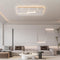 Moderne LED Plafondlamp 90x60 cm Mat Wit, Dimbaar met Afstandsbediening