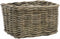 New Looxs Brisbane Large Fietsmand Voordrager - 39 liter - Rotan - Grijs