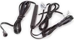 EtiamPro Deursensor schakelaar, inbouw, perfect voor het aansturen van 12 V/24 V-ledstrips, IR-sensor, voor gebruik binnen, compact design, voor kasten en dressings, detectiebereik 0-4 cm, kabellengte 100 cm, ABS, zwart