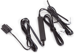 EtiamPro Deursensor schakelaar, opbouw, perfect voor het aansturen van 12 V/24 V-ledstrips, IR-sensor, voor gebruik binnen, compact design, voor kasten en dressings, detectiebereik 0-4 cm, kabellengte 100 cm, ABS, zwart