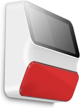 eTIGER - Buitensirene Solar +Flash Extra - Wit