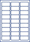 ETIKET AVERY L4737REV-25 63.5X29.6MM AFNEEMBAAR WIT 675STUKS
