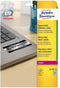 Etiket avery l6129-20 rond 30mm zilver 960stuks