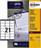 Etiket avery l7160-250 63.5x38.1mm wit 5250stuks