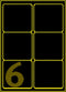 ETIKET AVERY L7166-100 99.1X93.1MM DEKKEND WIT 600STUKS