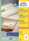 Etiket avery lr3427-100 105x74 recycled wit 800st | 5 stuks