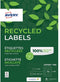Etiket avery lr7163-100 99.1x38.1mm wit 1400stuks