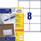 Etiket az 3426 105x70mm wit 800stuks