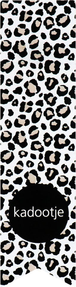 Etiket | Cadeauetiket | papier | Kadootje | 135x35mm | rol à 200 stuks