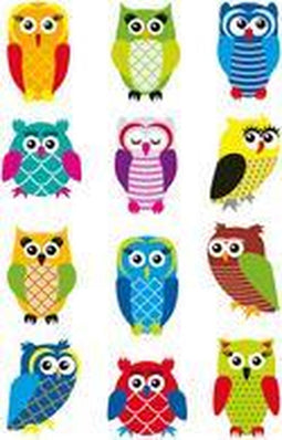 Etiket HERMA 3224 uilen glitterfolie