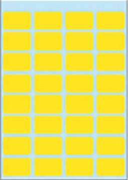 Etiket HERMA 3641 12x19mm geel 160stuks