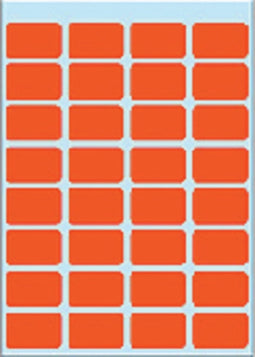 Etiket HERMA 3642 12x19mm rood 160stuks