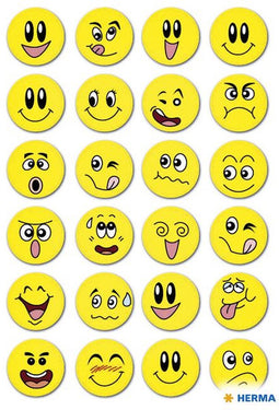 Etiket HERMA 3657 smiley met wiebeleffect | 10 stuks