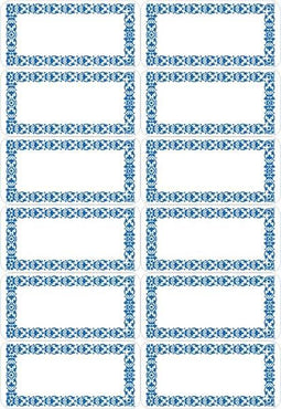 Etiket HERMA 3742 keuken blauw