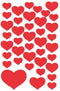 Etiket HERMA 3841 hartjes | 10 stuks