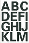 Etiket HERMA 4167 25mm letters A-Z zwart | 10 stuks
