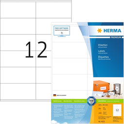 Etiket herma 4635 105x48mm premium wit 2400 etiket
