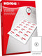 Etiket Kores ILK 210x297mm recht doos a 100 vel 1 Etiket per vel