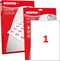 Etiket Kores ILK 210x297mm recht doos a 100 vel 1 Etiket per vel