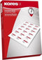Etiket Kores ILK 210x297mm recht doos a 100 vel 1 Etiket per vel