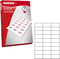 Etiket Kores ILK 70x32mm recht doos a 100 vel 27 Etiketten per vel