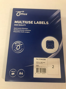 Etiket office a4 210x148 2x