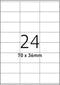 Etiket Office A4 70X36 24X