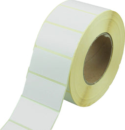 Etiket - papier - 65x35mm - wit - rol à 2500 stuks