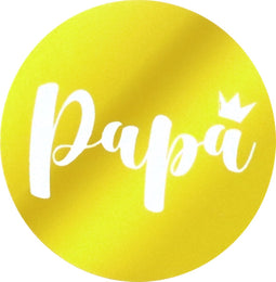 Etiket | papier | Papa | ∅45mm | goud | rol à 500 stuks