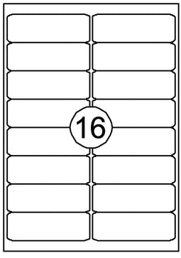 Etiket Quantore 99.1x33.8mm 1600 stuks