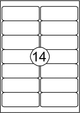 Etiket Quantore 99.1X38.1mm 210stuks