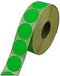 Etiket | Reclame-etiket | papier | permanent | ∅35mm | fluor/groen | rol à 2000 stuks