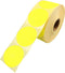 Etiket - Reclame-etiket - papier - permanent - ∅62mm - fluor/geel - rol à 1500 stuks