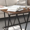 vidaXL - Koffietafel - - - Gerookt - Eiken - - - 100x50x40 - cm - - - Spaanplaat - en - Metaal