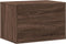 vidaXL - Kattenbakkast - 60x40x40 - cm - bewerkt - hout - bruin - eikenkleurig