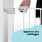 Safety 1st Easy Close Metal Traphekje - 73 t/m 80 cm - Uitbreidbaar -Klembevestiging - Wit