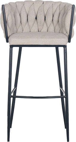 Wave bar chair beige